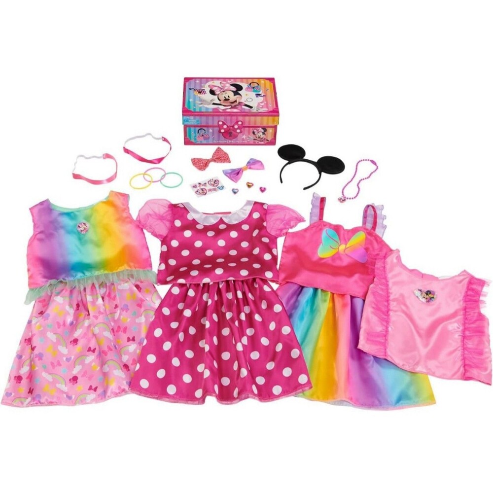 Disney Junior Minnie Mouse Bowdazzling Dress-Up and Pretend Play Trunk